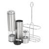 Electric Pepper Grinder Battery Powered 20g Stainless Steel Multifunctional with Stand Electric