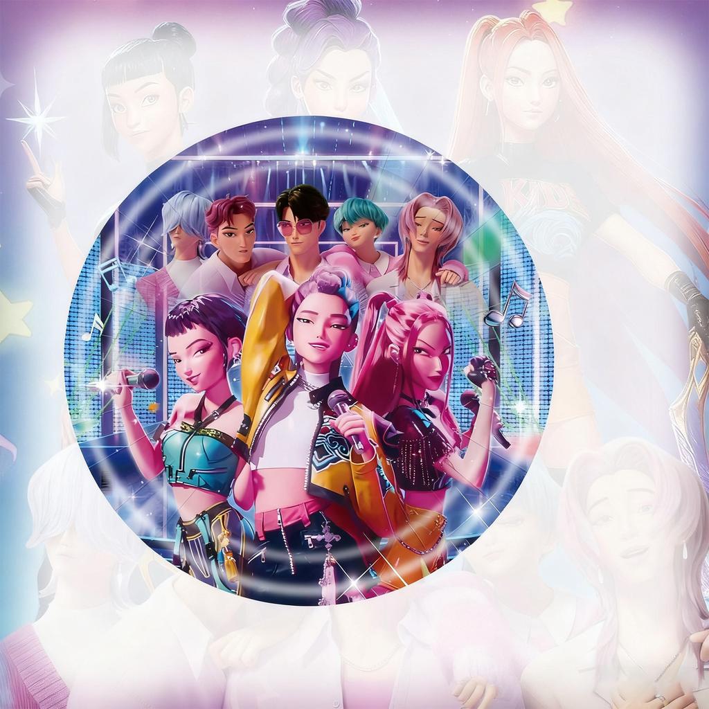 Cartoon Children's Birthday Party Decoration Paper Plates, Tissues, Tablecloths, Disposable Tableware Sets.