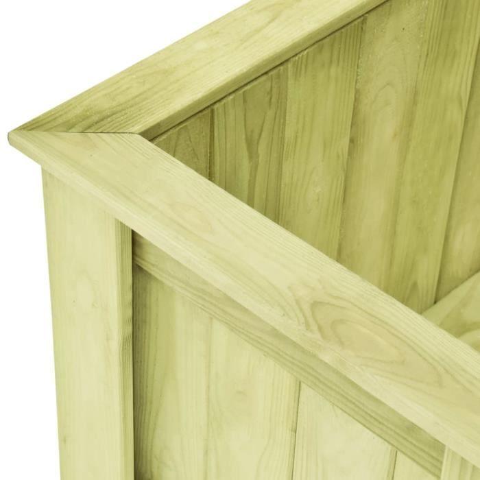 VidaXL Jardinière surélevée 291x50x50 cm Bois de pin imprégné