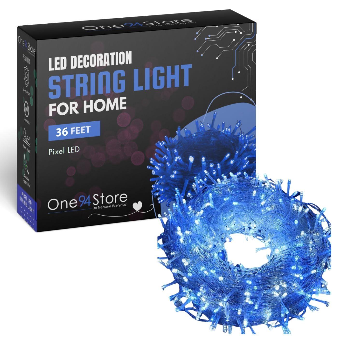 

Blue LED Bulbs with Flexible Copper Wire for Diwali, Christmas, Party & Home Decoration | Fairy Serial Decorative Light | Pack of 1