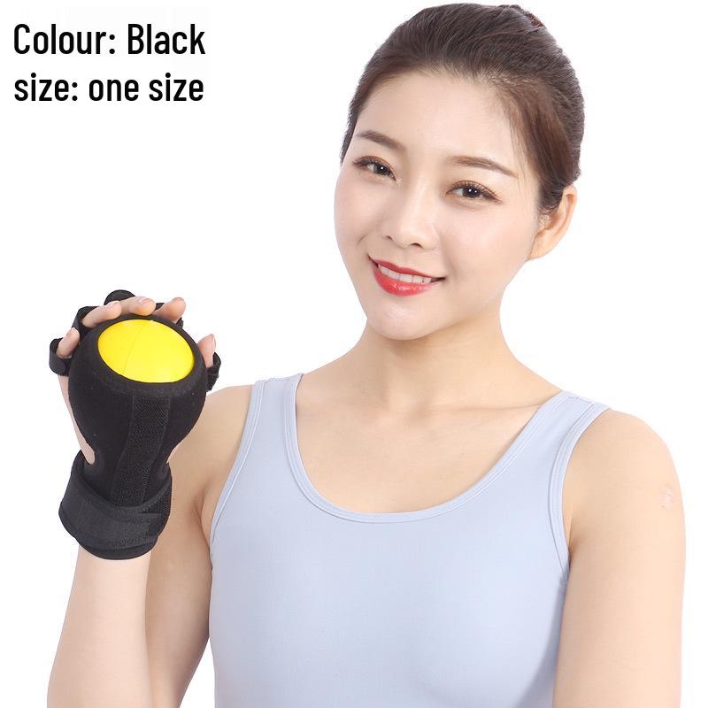 

Регулируемый пятипальцевый эспандер One Size чёрный