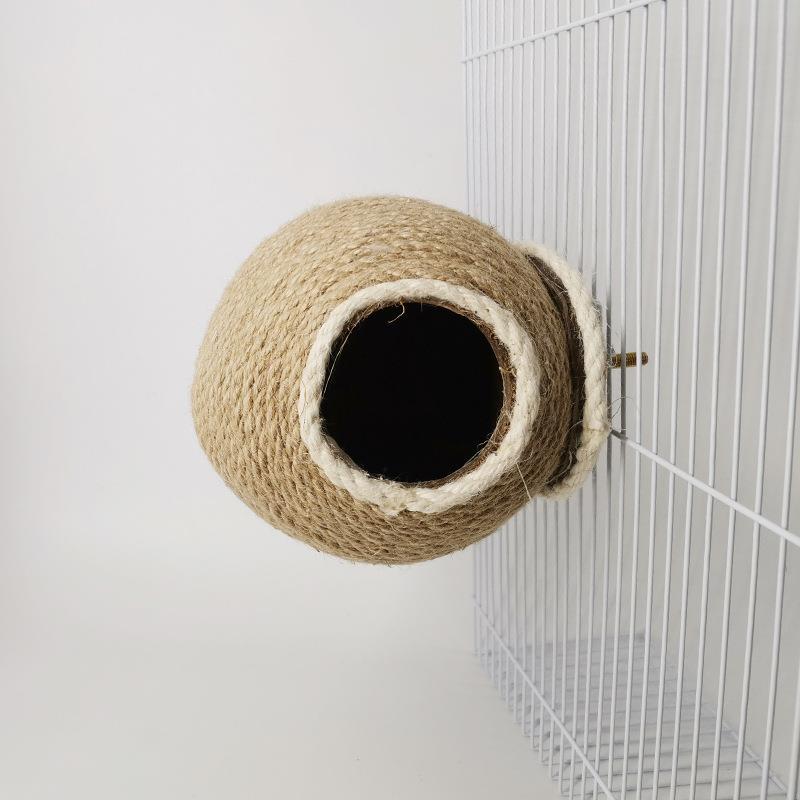 Coir Bird Nest Bird Nest Pet Supplies Toys Coir Bird Nest Coconut Nest Wen Bird Nest Tigerskin Peony