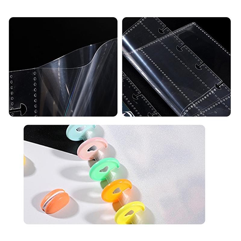 Kpop Pocard Binder 7 Girds Large Capacity Po Album Idol Cards Storage Book Transparent Binder Background Paper