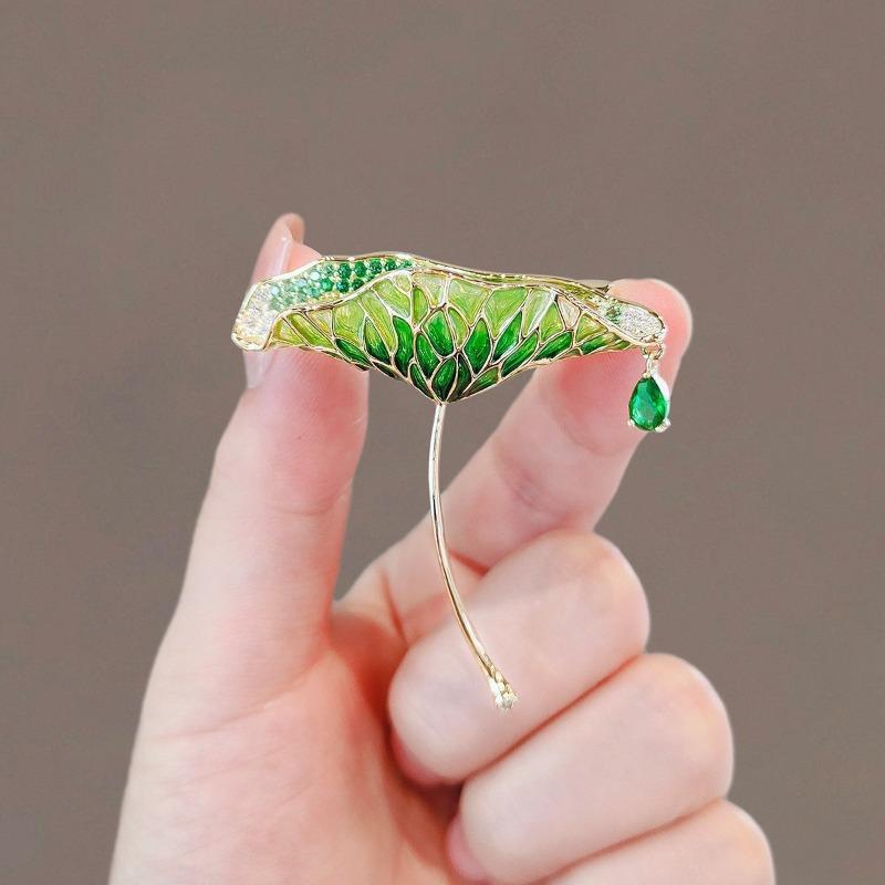 New Alloy Brooch High-end Niche Women's Peony High-end Pin Coat Suit High-end Versatile Brooch