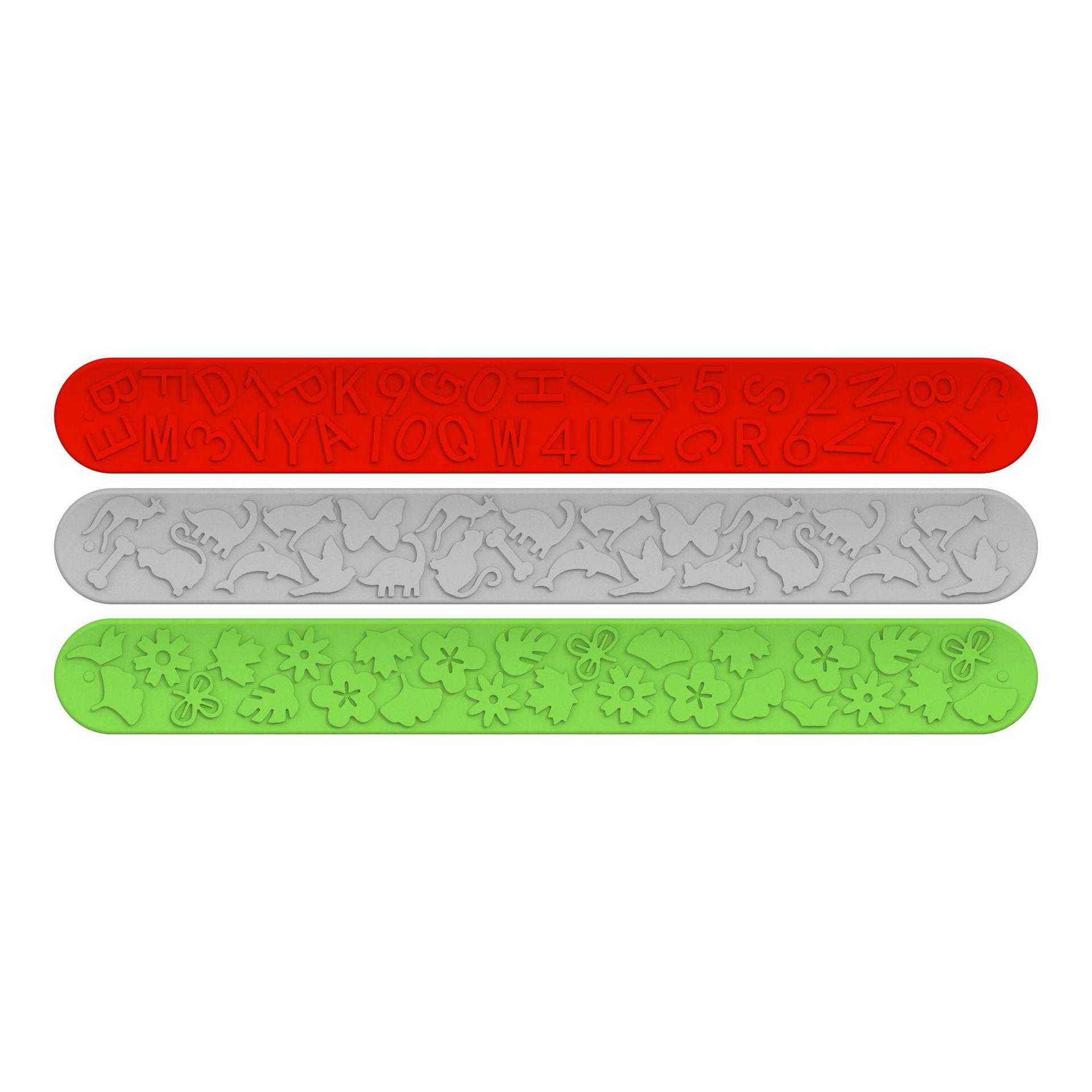 

Силиконовые сенсорные браслеты-слэпы для снятия стресса у детей