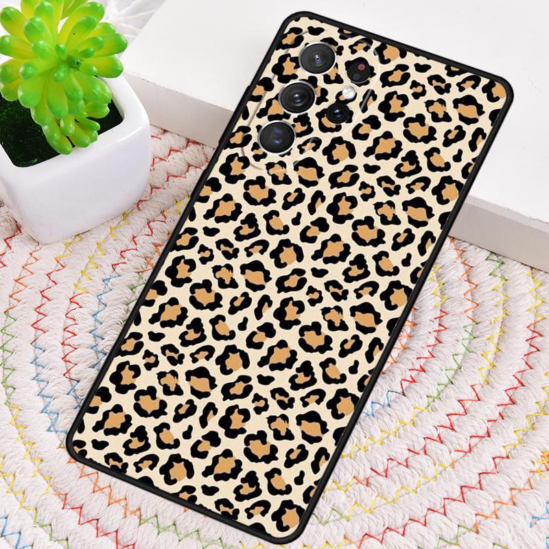 Fashion Tiger Leopard Phone Case for Samsung Galaxy Note 10 Pro S26 Ultra S23 S24 FE S25 S21 S22 PLUS Shockproof Cove