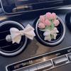 Butterfly Tulip Car Fragrance Diffuser Stone High-End Flower Car Air Vent Decoration Interior Ornament
