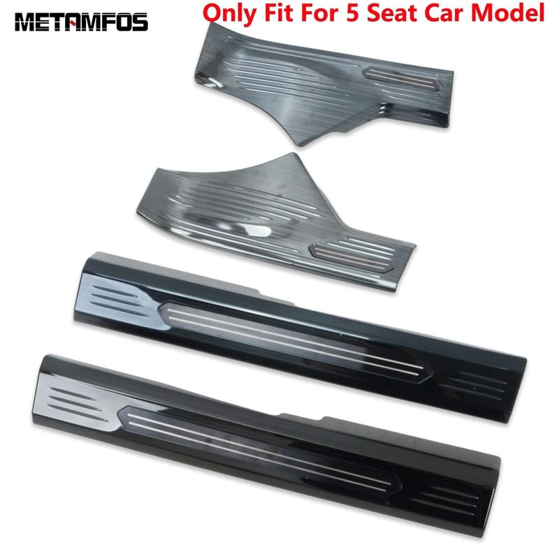 For Nissan X-trail Xtrail Rogue T33 -2024 2025 2026 Interior Door Sill Scuff Plate Entry Guard Welcome Pedal Accessories