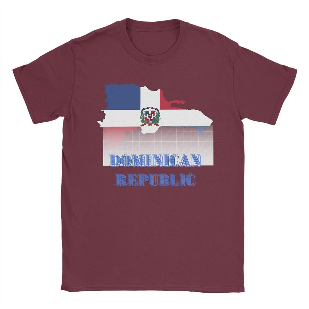 Vintage T Shirt Summer Dominican Republic Trending T Shirts Cotton Tee Shirt for Couple Y2K Funny Wholesale Short Sleeve Tees