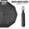 Men's umbrella Ten-bone umbrella Folded, enlarged and reinforced Coarse weather and rain umbrella A large number of umbrellas