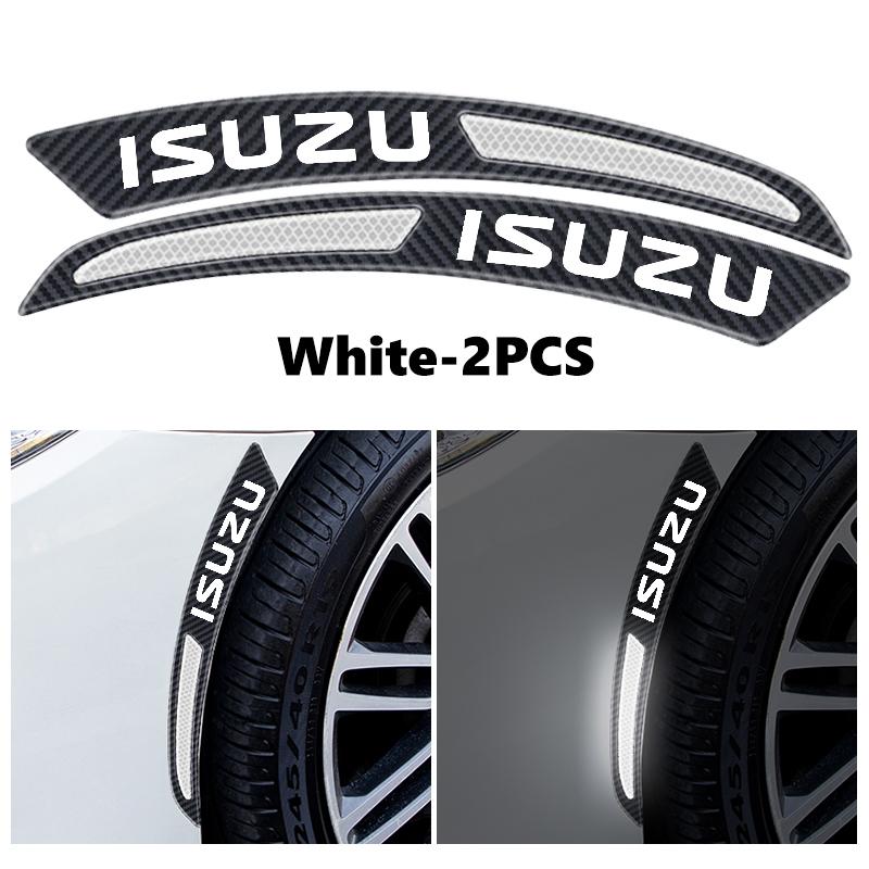 

2pcs Car Door Wheel Eyebrow Reflective Anti-collision Strip For Isuzu D-MAX D MAX Dmax I II WFR VAN NFR ATV TROOPER ASCENDER