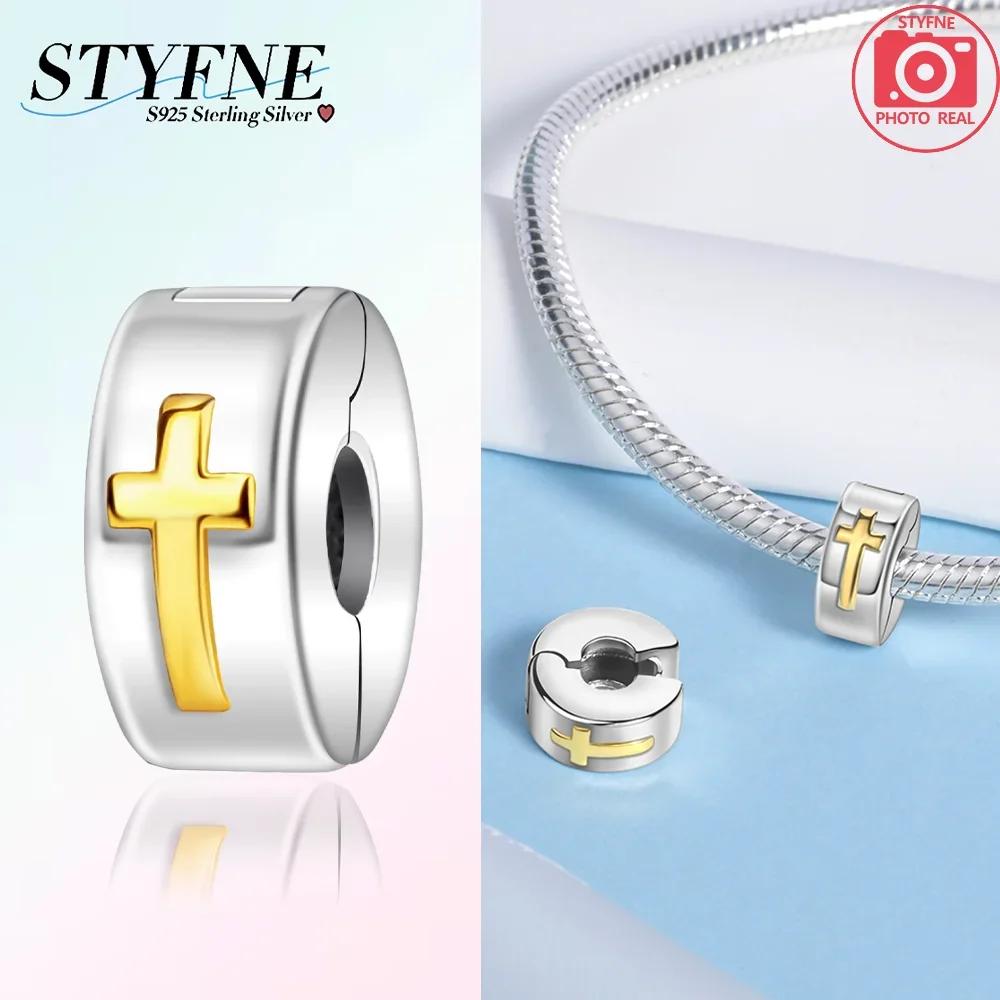 Pendants Woman Blue Copper Sunflower Purple Blue Cross Beads Charms Fit Original Pendant Bracelet Women Jewelry