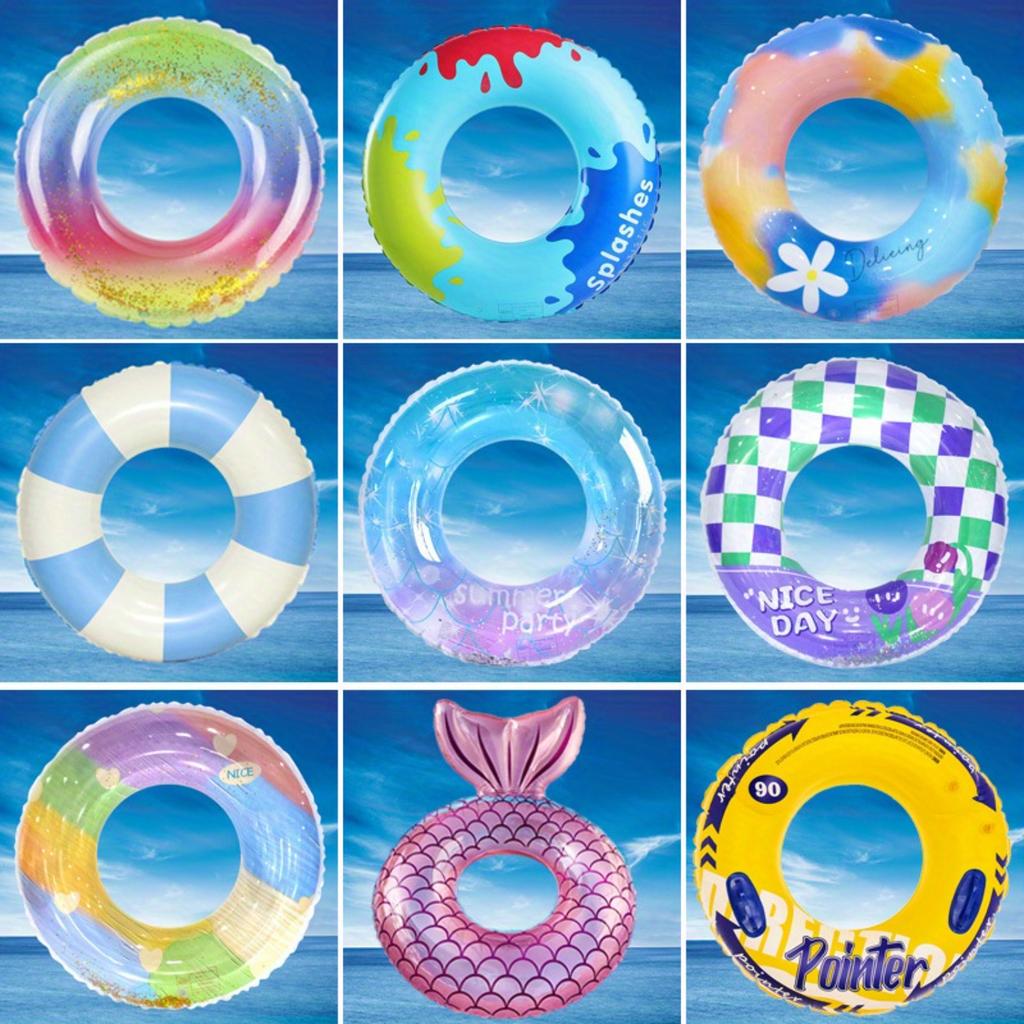 Cute Thickened Water Inflatable Float, Round Underarm Swimming Ring, Summer Beach Pool Supplies