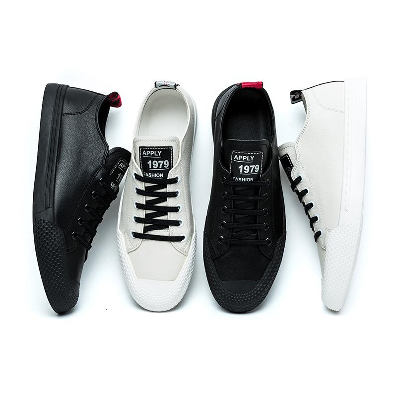 Genuine Leather Mens Shoes Fashion Men'S Sneakers Casual Flats Men Spring Outdoor Designer Leisure Walk Comfortable Men Sneaker