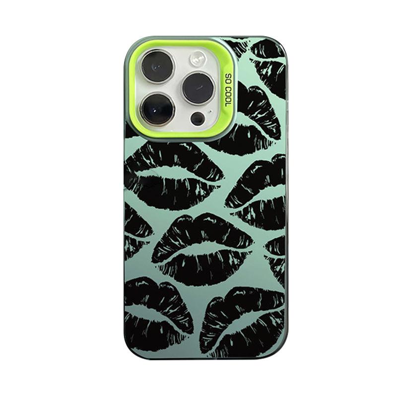 European and American Style Personalized Lip Print IPhone 17 Pro Phone Case 16/15/14/13 Laser 12 Apple 11Xs Max/pl