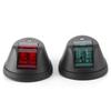 DC12V24V 3W LED Navigation Licht Signal Lampe IP66 Wasserdicht für Marine Boot YachtBlack