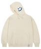 [Unisex] Side Hood Drawing Smile Hoodie_Cream