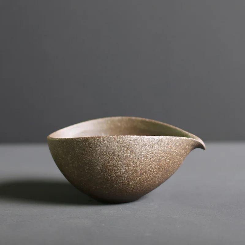 1/4 szt. Ceramika Gruboziarnista Matcha Chawan Miseczka do Matcha Akcesoria do Zestawu do Herbaty Matcha Japonia Ceremonialna Matcha Miseczka do Mieszania Narzędzia Kuchenne