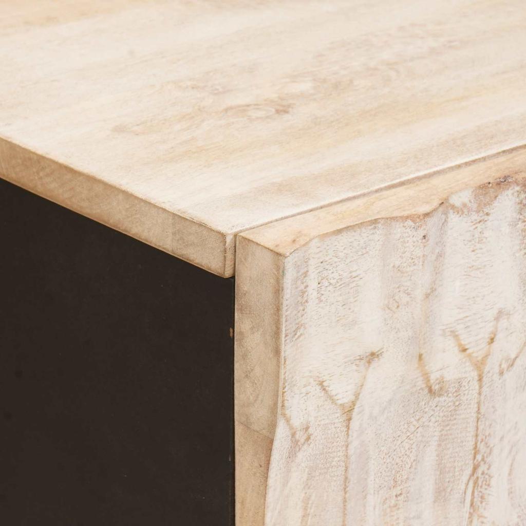 Sideboard White Washed Surface 40 x 33 x 75 cm