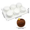 Chocolate Molds Cylinder Shape Silicone Molds Mousses Cake Decorating Molds Baking Tool for Mousses Cake, Pastry