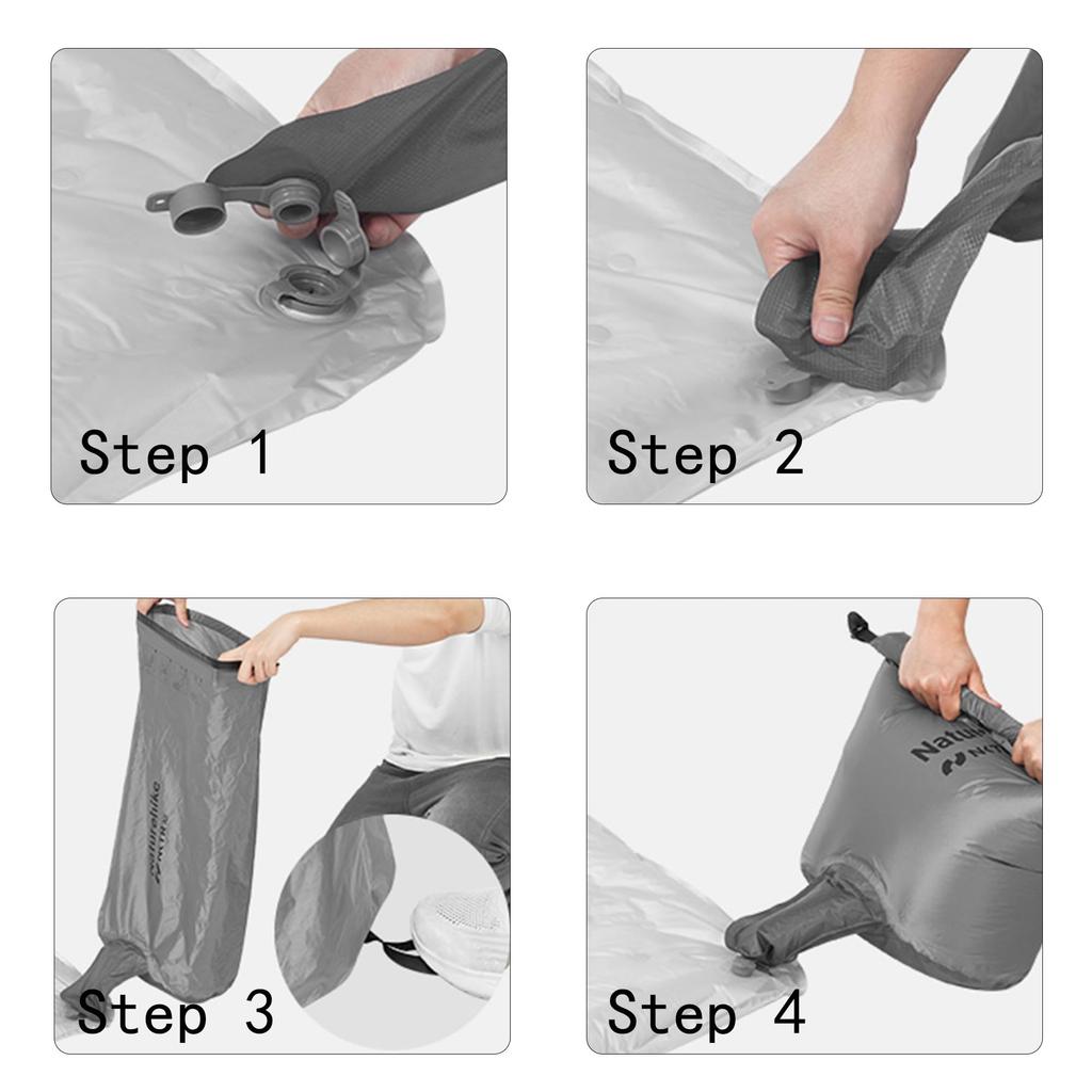 Naturehike Air Mat SGS Certification 500g Ultra Lightweight Thickness Compatible with and Above Compact 8 Layer Heat Retention Mummy Connectable