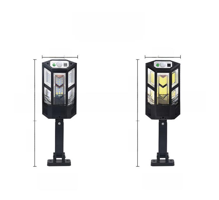 Outdoor Solar LED Wall Lamp with Remote and Motion Sensor