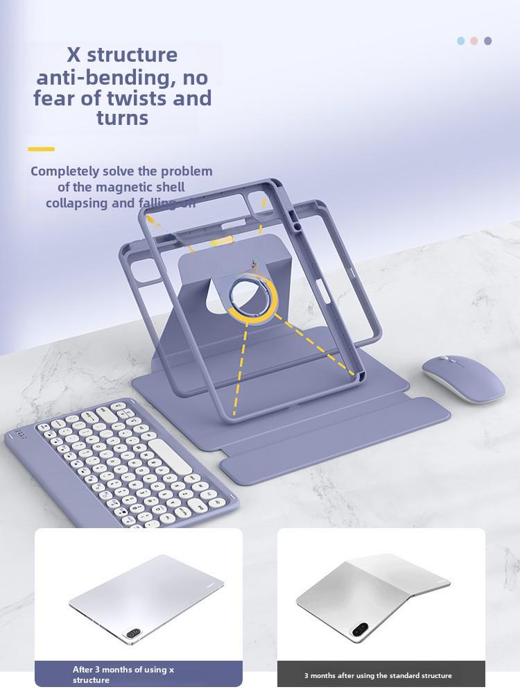 iPad 2019/20 (10.2") Rotating Keyboard Case with Pen Slot