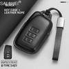 Leather Car Key Fob Cover Case Shell For Lexus Nx Is Rx Es Gx Lx Ls Ux Gs 200 260 300 350 Nx200 Nx300 Rx350 Es300 Auto Accessory