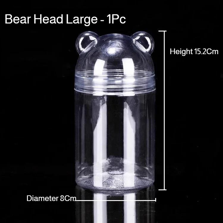 JMY Wide Mouth Plastic Jar 32oz, Leakproof Airtight Food Storage Containers for Kitchen Organization, Pantry Storage, BPA Free