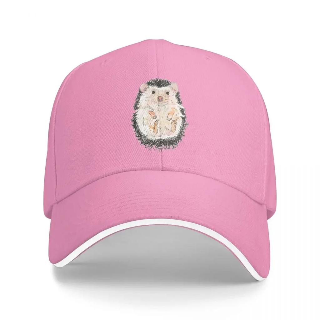 Hedgehog on its back (Hand Drawn Design) Baseball Cap Vintage Golf Hat hard hat For Women 2025 Men's