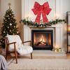 Christmas Decorations, Christmas Bow Decoration, Large Christmas Bows Outdoor, Christmas Bows Comes With Adhesive Backing