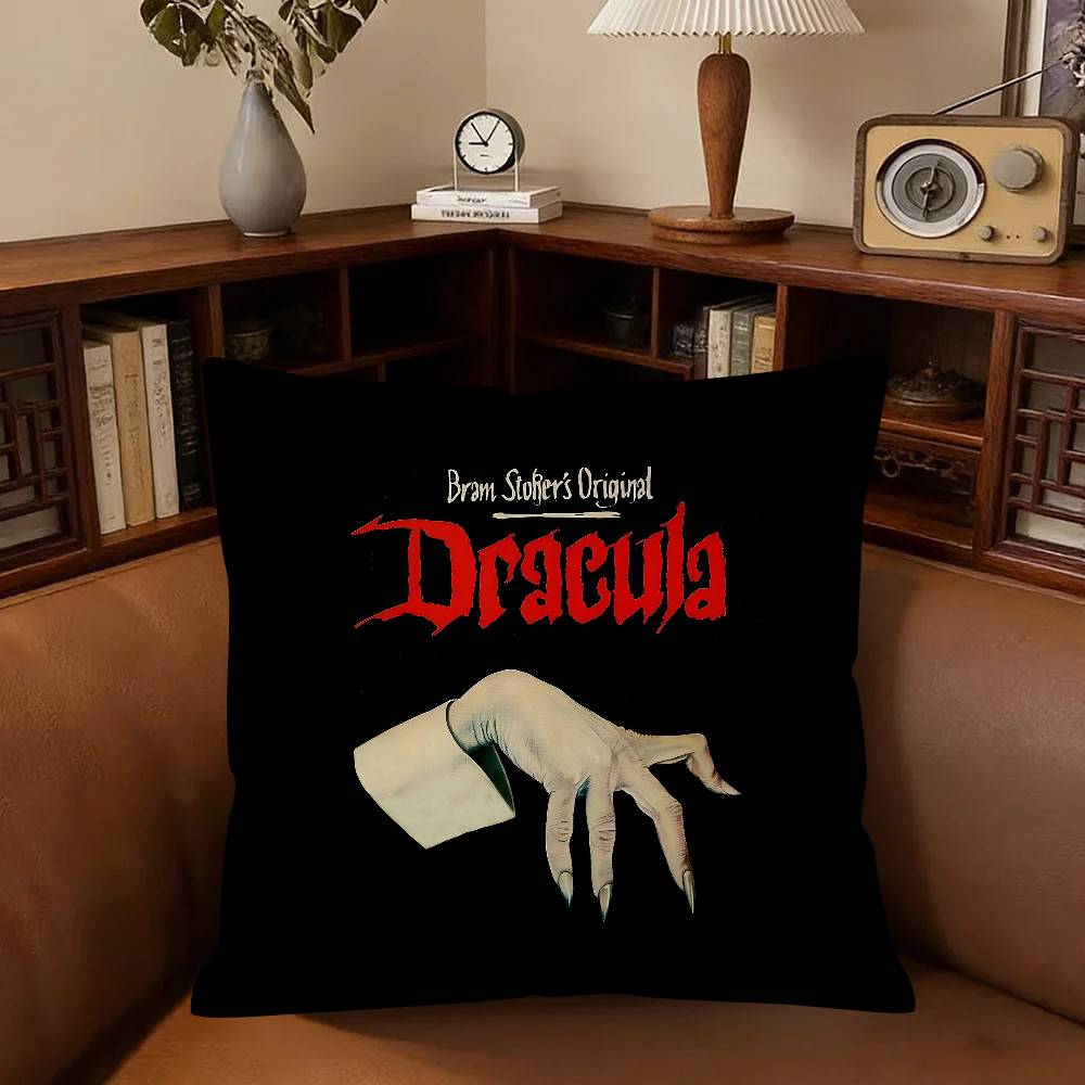 DDracula Pillow Case Fashion Square Pillowcase Bedroom Sofa Room Ins Decoration Leisure