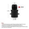 Breather Fitting Adapter 19mm AN10 Valve Cover Vent Outlet K-Swap For Honda Civic Acura Rsx Tsx K20 K24 Aluminium Oil Catch Can