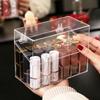 1PC Makeup Lipstick Case Makeup Organizer Storage Box Lipstick Display Stand Holder Jewelry Storage Box