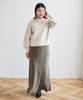 Le Coeur Blanc Bottleneck Lamellibe Knit 3038020706 Size 38 L/Gray