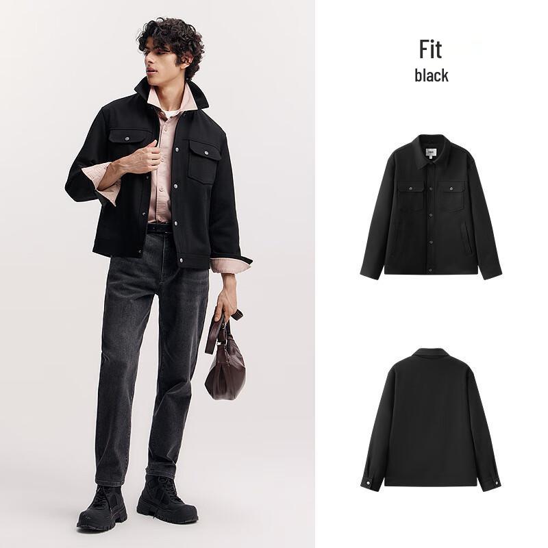 Semir Men's Classic Knit Lapel Jacket