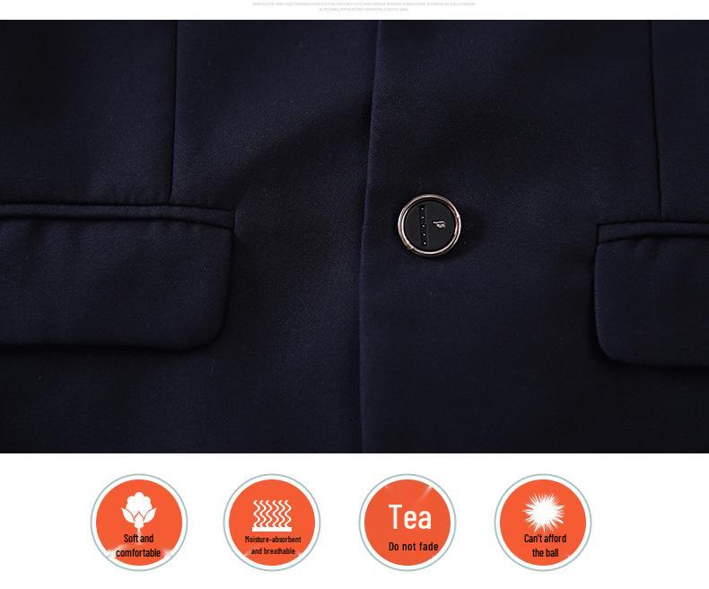 Spring & Autumn British-Style School Uniform Set - Children's Academy Blazer, Class, and Kindergarten Uniform, 4-Piece.