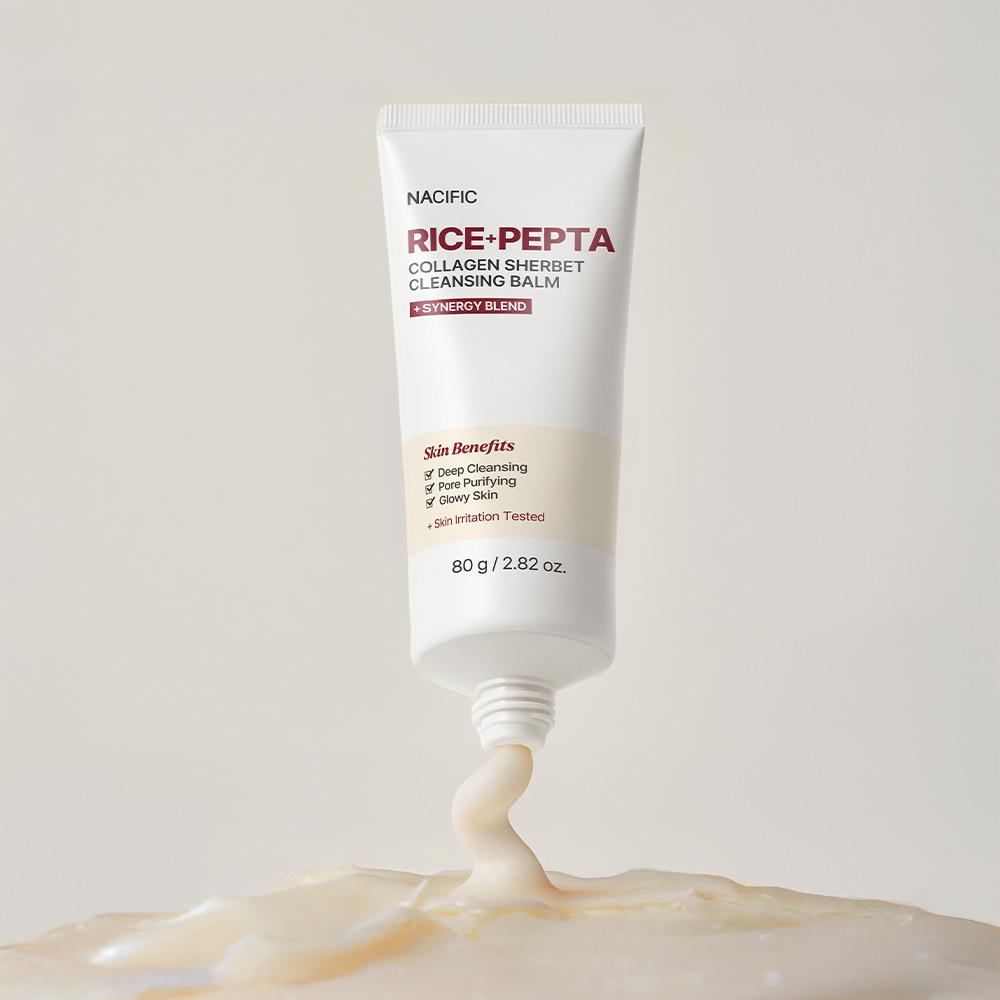 Nesipic Rice Pepta Collagen Sherbet Cleansing Balm 80g