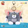 Tom & Jerry Plush Toys: Cat Pendant & Mouse Keychain Charms for Kids