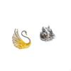 Swan Goose Resin Sculpture And Acrylic Snow House Statue Figurine for Home Desktop Living Room