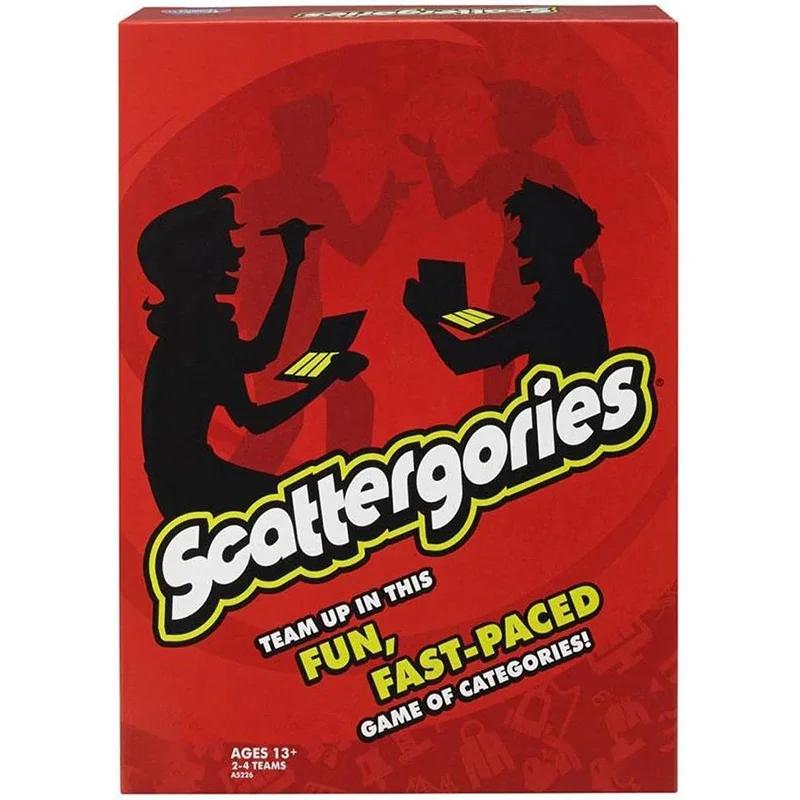 Exciting Scattergories Board Game Unleash Creativity at Family Gatherings and Parties