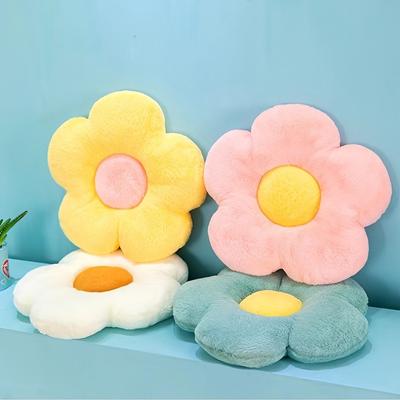 Sofa Cushions Flower Throw Pillow Ultra Soft Stuffed Office Chair Cushion Bedroom Soft Floor Pad Living Room Decor Christmas