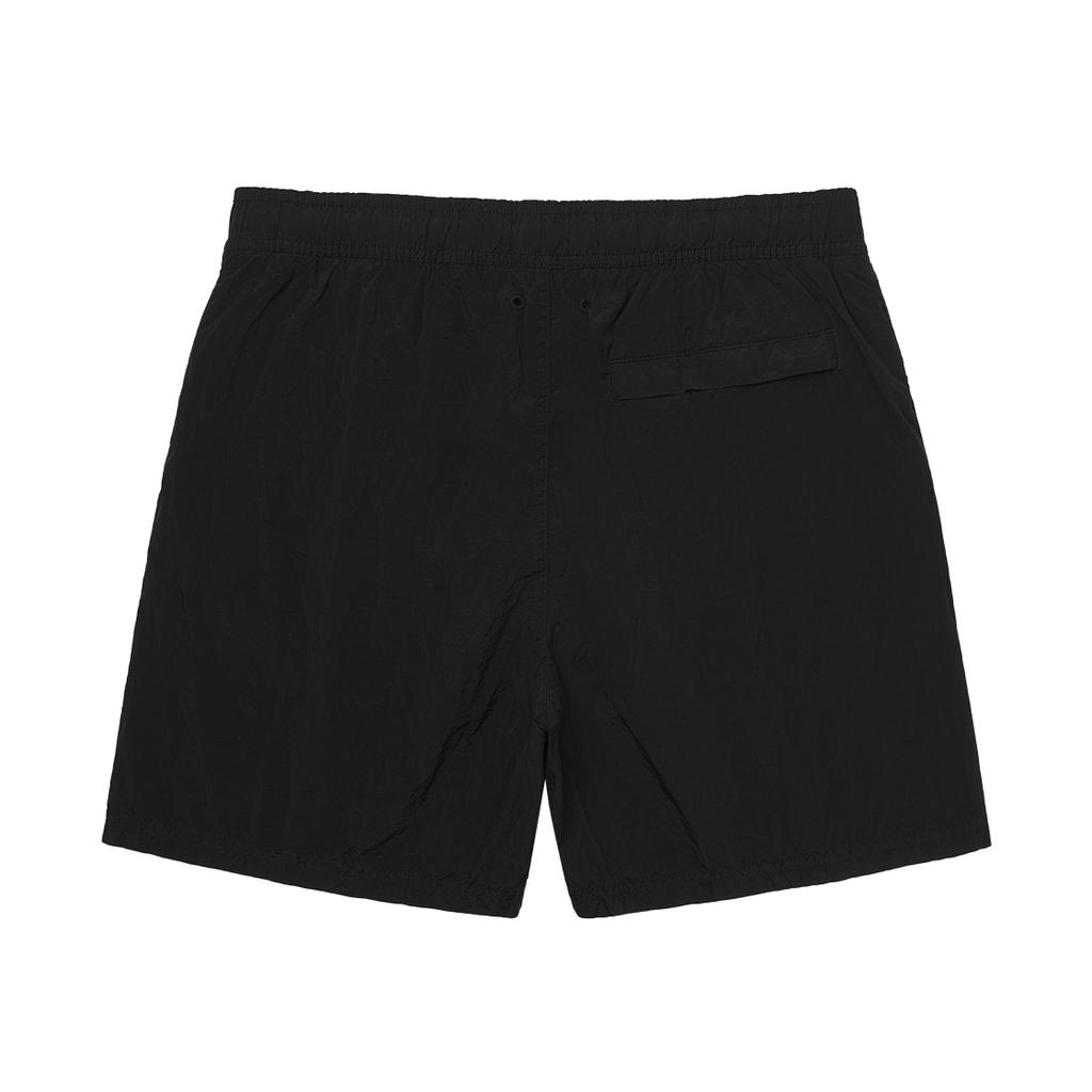 STONE ISLAND Logo Patch Elastic Swim Shorts Men Swimwear Black K1S15B100009S0043-V0029