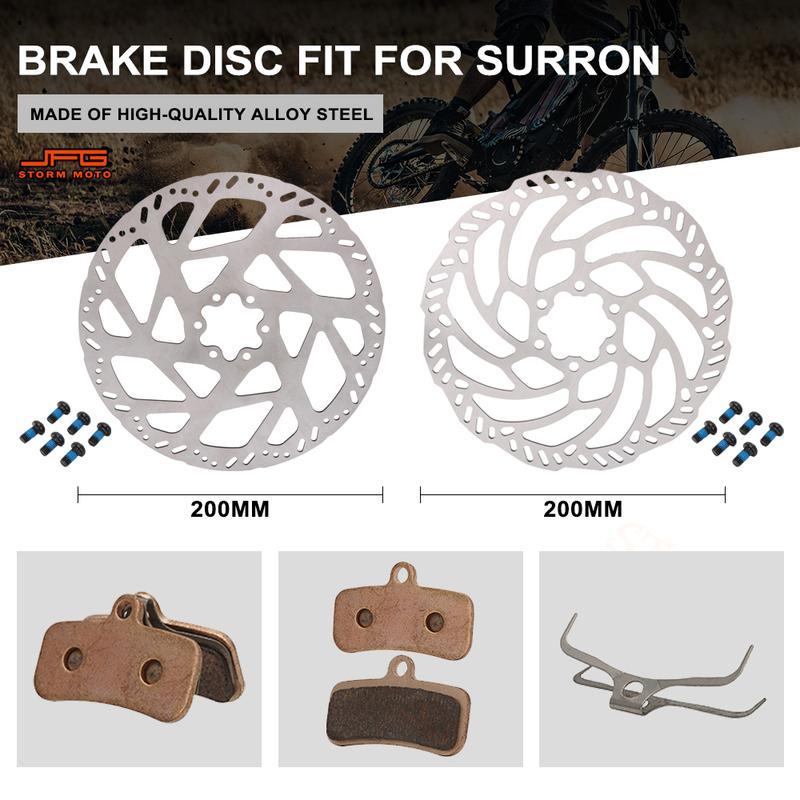 Dla SURRON Sur Ron Light Bee Pływające Tarcze Hamulcowe Przód Tył Rotory Akcesoria do Motocykli Enduro Elektryczny Rower Elektryczny Rower Terenowy