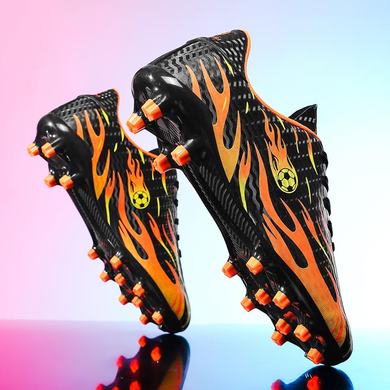 Kids Soccer Shoes Society FG School Football Boots Cleats Grass Sneakers Boys Girls Outdoor Athletic Training Sports Footwear