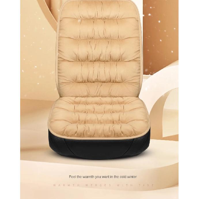 Winter Down Car Seat Cushion Split Headcap Car Front Seat Cushion Thickened and Soft Car Seat Cover