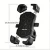 Bike Phone Mount Holder Handlebar Mounted Cell Phone Holder for Bike Universal Bicycle Phone Mount for 4.5 - 7.2 Inch