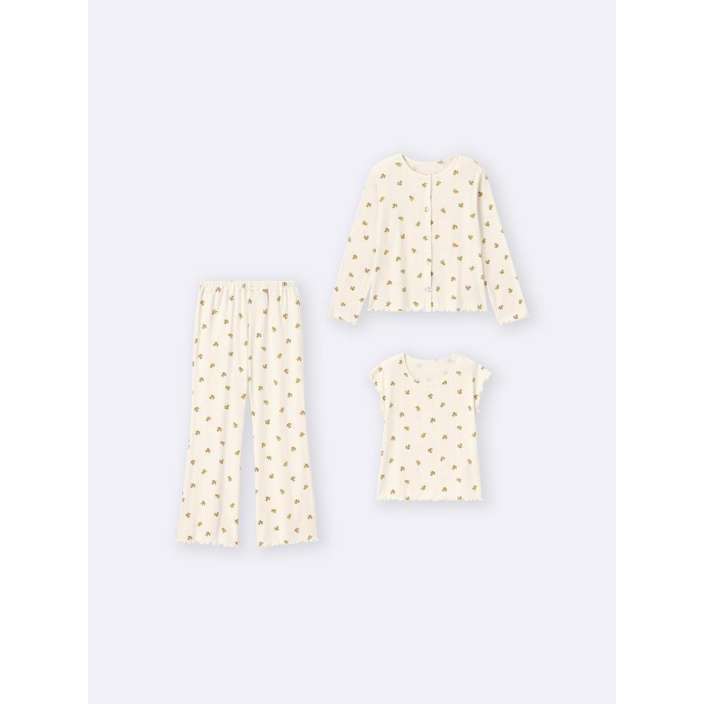 Gu By Uniqlo Girls 3 Piece Lounge Set  Bear 