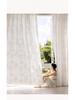 French Lace Embroidery Light-Permeable Privacy Curtains for Balcony, Bedroom, and Living Room