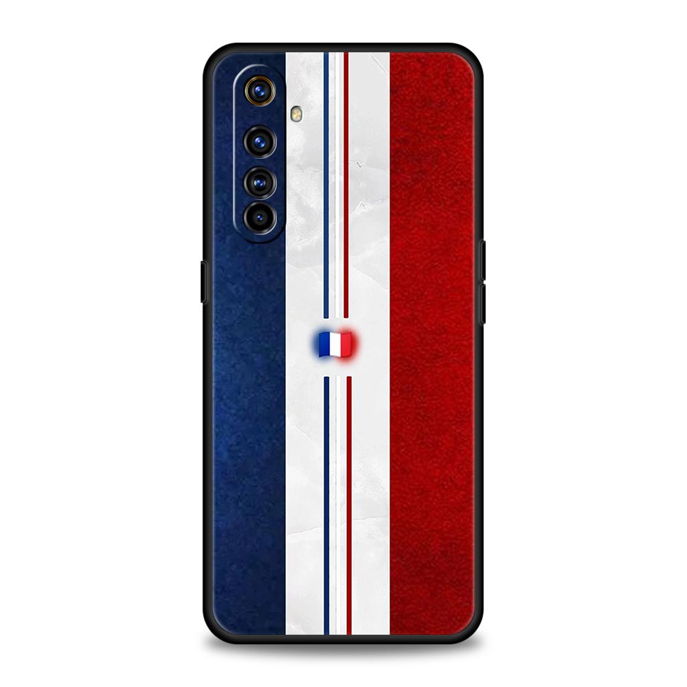 

National Flag RU FR UK Case For Realme 12 11 10 9 8 5G 7 6 GT5 GT3 GT2 Pro Plus C21 C11 C25 C35 For Realme GT Neo 2 3 3T 5 Cover Realme 6